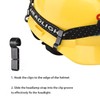 MABAHON 10 Pieces Headlamp Helmet Clips Headlight Helmet Light Clips