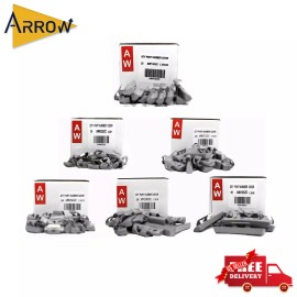 ARROW 150 Pcs CLIP-ON WHEEL WEIGHT BALANCE AW STYLE .25oz .5oz .75oz 1.0oz 1.25oz 1.5o