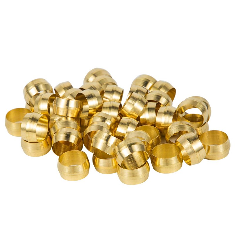 Breezliy Compression Fittings Assortment kit-6 Sizes(1/8"3/16" 1/4" 5/16" 3/8" 1/2")