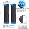 TOPCABIN Bike Grips Double Lock on Locking Bicycle Handlebar Grips