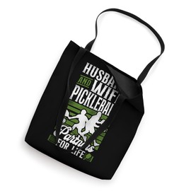 Pickleball Marriage Wedding Couple Husband & Wife Pickleball Tote Bag