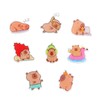 VinBee 8Pcs Capybara Cute Fridge Magnets for Whiteboard, Animal Magnets