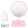 USB Charging 5 Color Light Desktop Cosmetic Mirror Adjustable LED
