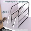 WANGDEFA 6 Pack Base Cabinet Tray Dividers Sheet Pan Rack