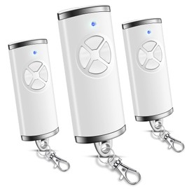 3 x 868MHZ Remote Control Garage Opener 4 Channel Handheld Transmitter White