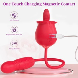 Universal Magnetic USB DC Charger Cable 2 Pin 10mm Cord,Replacement Charging Cord for Toys Vibrators,Facial Cleanser, Electric Toothbrush, Flashlight (10mm)