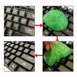 OFKPO 4 Stück Tastatur Reiniger,Magie Reinigen Gel für PC,Tastatur,Handy
