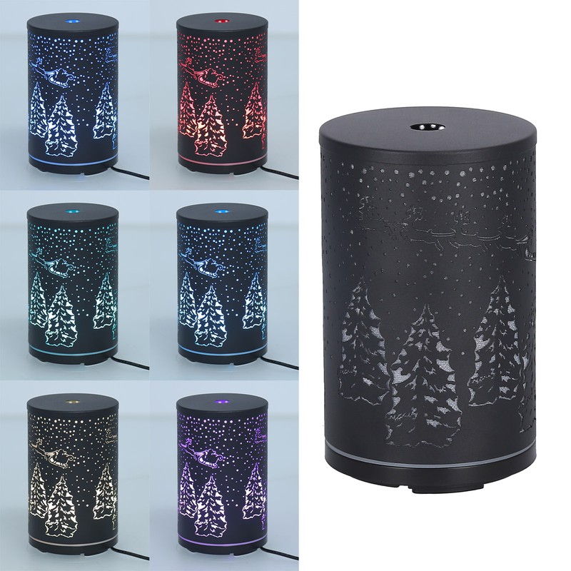 100ml Automatic Aroma Diffuser Christmas Tree Pattern Essential Oil Column