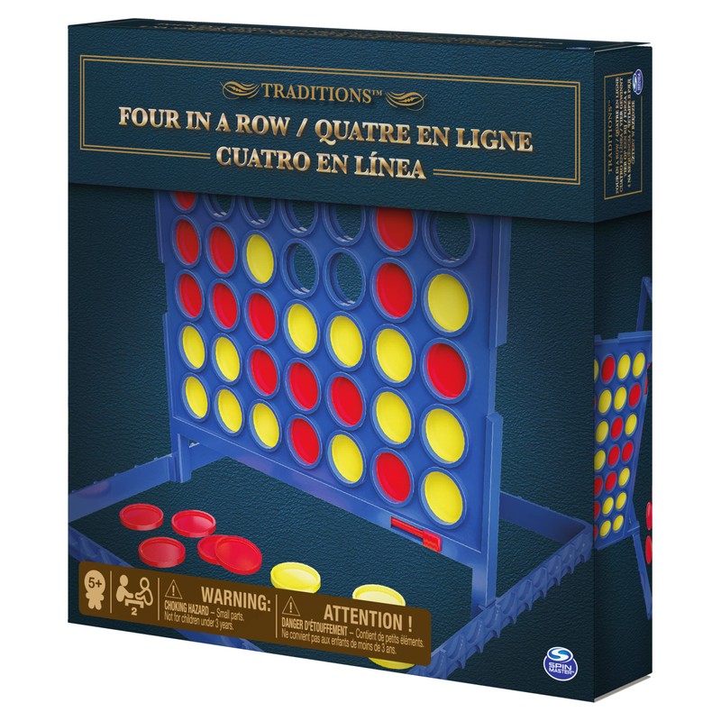 Spin Master Cardinal, Juego de Mesa Cuatro en Línea para