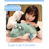 Cuddly Chubby Crocodile Plush Toy, Soft Crocodile Plush Cushion for