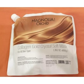 Magnolia Orchid Collagen Gold Crystal Soft Mask 800g exp 11/2029