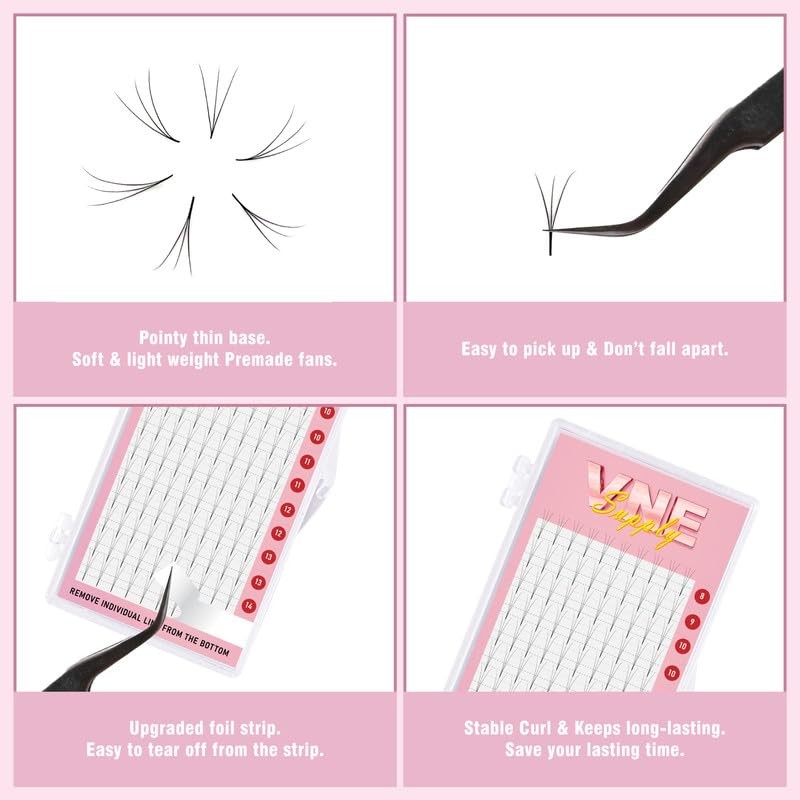 VNE Volume Lash Extensions | russian volume fans lashes |