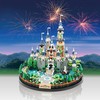 DOLBLOCK Magic Princess Blue Castle Micro Building Blocks Set for
