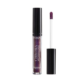 L'Oréal Chroma Morphose Glitter Pressed Lipstick - 04 Deep Venom