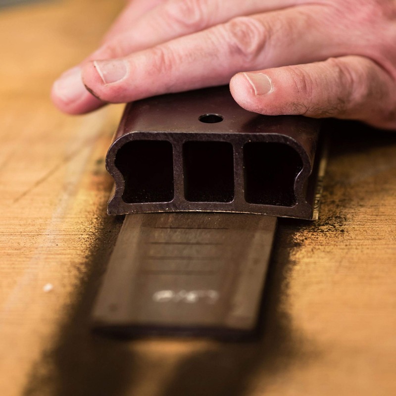 StewMac 9"-long Aluminum Radius-sanding Beam, 12" Radius