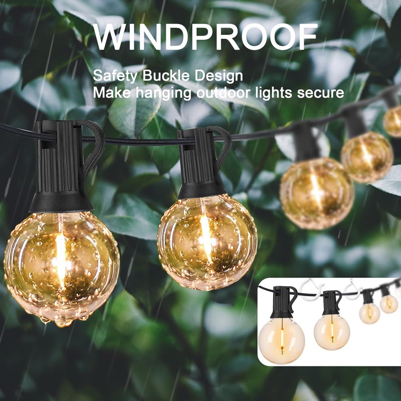 ADIIL 20 PCS Q Hanger Hooks with Safety Buckle, Windproof