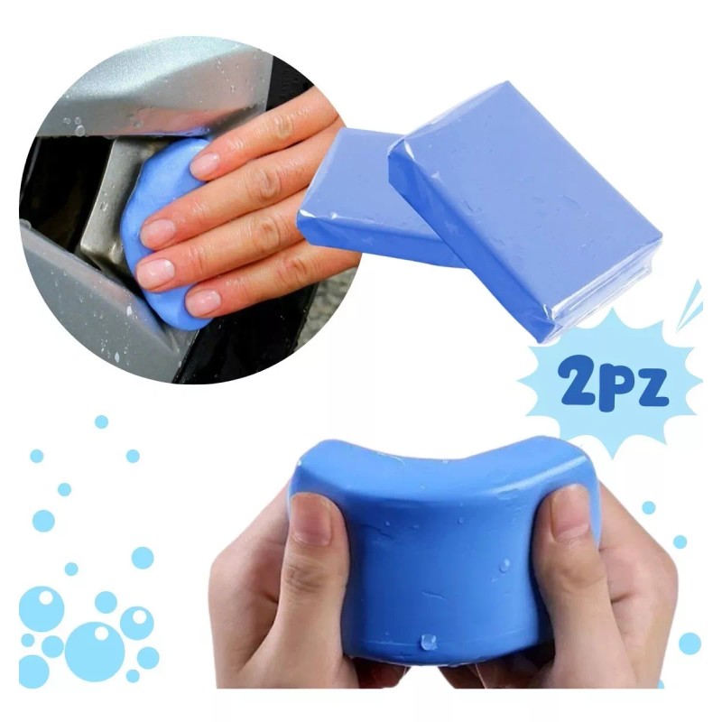 Veraly Barra Arcilla Magic Limpiador Carro Plastilina Moldeable 2 F