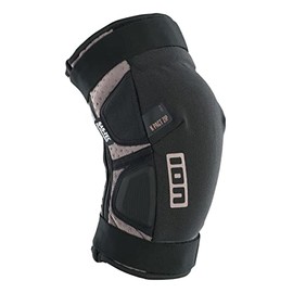 Ion K-Pact Zip Bicycle Knee Pads Black/Gloomy Sand 2024: Size: S