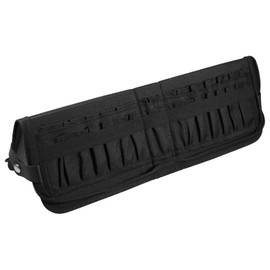 VOCOSTE Foldable Makeup Brush Holder, 29 Pockets Makeup Brush Organizer, Stand-up Makeup Brush Travel Bag Cosmetic Case, Portable Travel Makeup Brushes Case Handbag