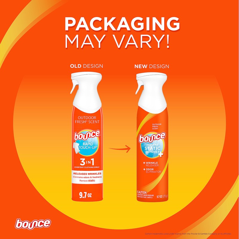 Bounce Anti Static Spray, 3 in 1 Instant Anti Static