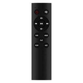 Replacement Soundbar Remote fit for Majority BOWFELL Bow-BAR-BLK Bowfell Compact Sound Bar Home Theater Audio Speaker