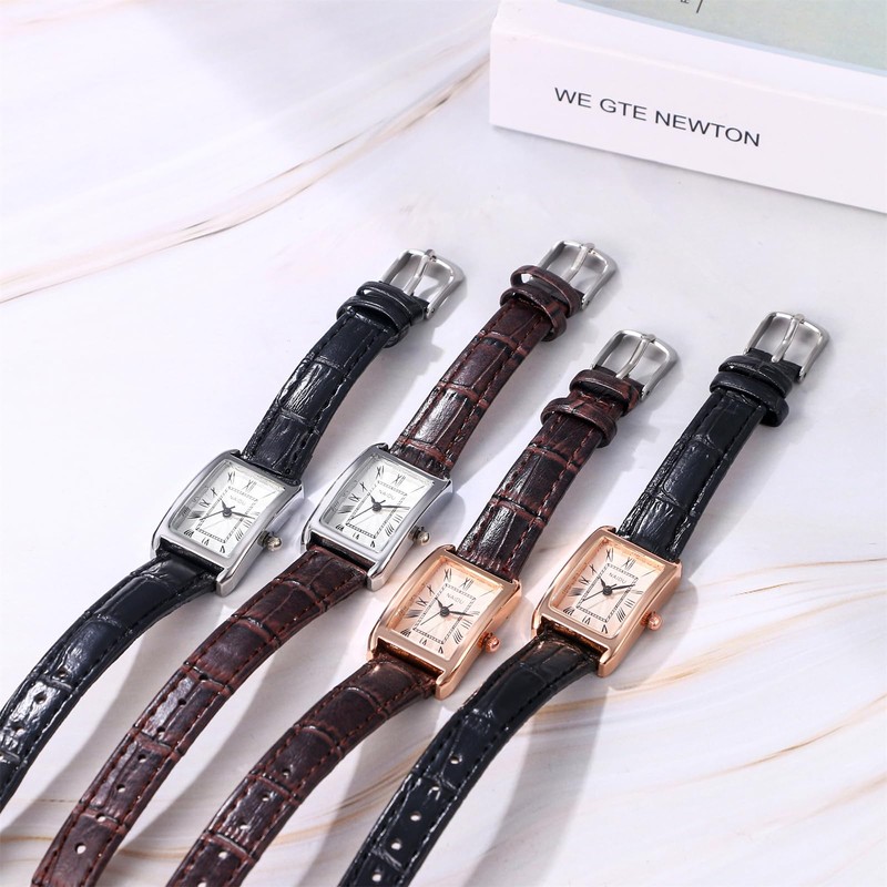 Women's Wristwatch, Waterproof, Rainproof, Square Dial, Quartz, Small Dial, Thin