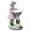 LED Solar Light Girl Resin Figure Carving Fairy Statue Lights
