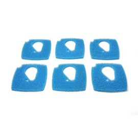 LTWHOME Blue Rough Filter Sponge Suitable for Eheim Professional 3e 2076/2078/450/700/600T (Pack of 6)