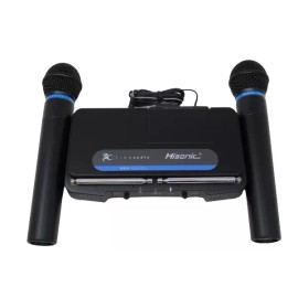 Hisonic ATW-R300 VHF Wireless Microphone System with Dual Handheld Microphones