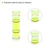 HARFINGTON 10pcs Small Cylindrical Bubble Level Vials 7x26.5mm PMMA Mini