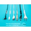 Self-Adhesive Cable Clips Organizer Drop Wire Holder Cord Management, Max