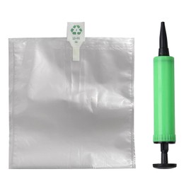 Miupoo Packaging Air Bags,Clear Plastic Inflatable Air Packaging Protector Bag with Free Pump Cushion,Air Cushion Blocking Packaging Bag,8x8 Inches,50 Pieces