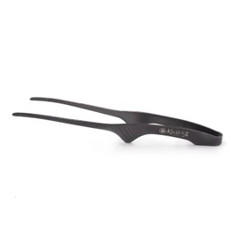 Tsubame Sanjo MK-0045 MK-0045 Black Tongs, Stainless Steel, Regular 9.4 inches (240 mm)