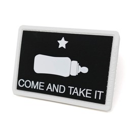 Come and Take It - Bolsa de pañales para biberones de PVC, parche táctico divertido