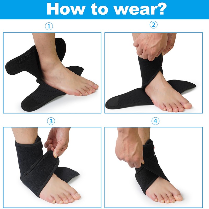 Luwint Neoprene Adjustable Ankle Brace Foot Support
