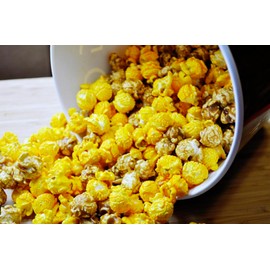 Signature Popcorn, 1-Gallon Thank You Gift Bucket, Perfect Duo (Caramel & Cheddar Popcorn Mix), Reusable Plastic Container, Sweet & Savory Snack, Gluten-Free, Gourmet Holiday Gift, Multi Language Design