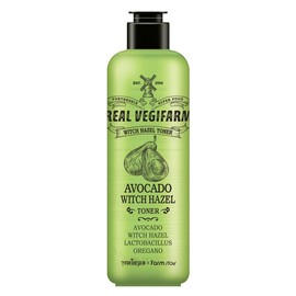 Forderskin Superfood Real Veggie Farm Witch Hazel Toner 280ml Avocado / 포더스킨 슈퍼푸드 리얼 베지팜 위치 하젤 토너 280ml 아보카도