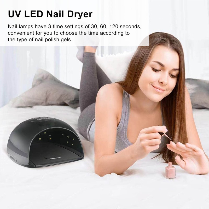 72W UV LED Nail Lamp 36pcs Light Chips 180° Lighting