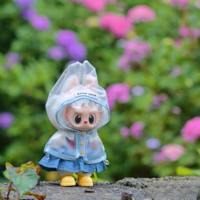632-780# Fashionable mini raincoat, anti fouling protective cover:_Raincoat (doll not
