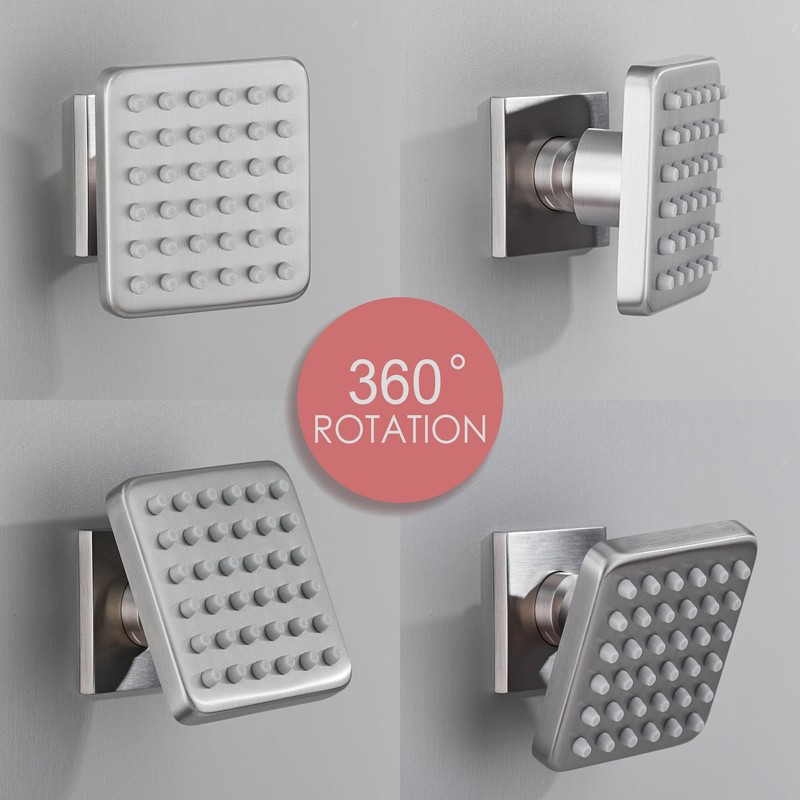 3 inch Big Stainless Steel Body Spray Shower Jet -