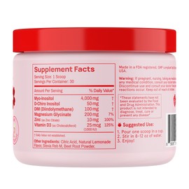 Peach Perfect Inositol Multivitamin (30 Servings (Pack of 1), Pink Lemonade)