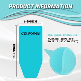 Cenforge Flexible Oil Funnel Reusable, Oil Change Draining Tool Spill-Free, Form a Funnel, Folding Funnel, Flexible Drain Tool, Flexible Funnel for Oil Draining and Oil Filling (Color: Blue)