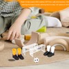 OUDQFCJ Children's Mini Football Table Football Table Balls Table Football