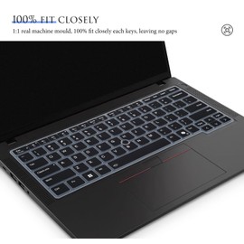 Keyboard Cover Compatible with Lenovo Thinkpad T14 T14s Gen 5, Lenovo Thinkpad P14s L14 Gen 5 Keyboard Skin Protector - Black