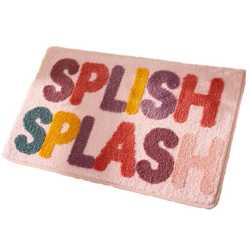 Freyamy TPR Non-Slip Bath Mat for Children, Soft Plush Microfibre