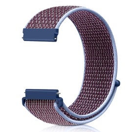 Runostrich Watch Band, 0.8 inch (20 mm), 0.9 inch (22 mm), Loop Nylon Band, Similar to NATO Strap, No Tools Required, Easy to Replace, 22mm
