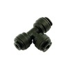 Connect 31039 Push-Fit Tee Union 12mm 5pc,Black