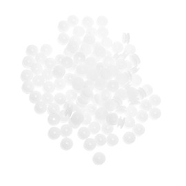 Kisangel 60pcs Belt Pulley Set for DIY Models White Plastic Wheels for Educational Projects Efficient Power Transmission Wear Resistant Easy Installation Compatible with Cars Airplanes and