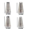 Tumtanm #1M #2D #4B #6B Large Piping Nozzles, 4 pcs