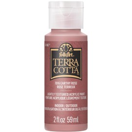 Plaid Enterprises Earthy Rose Folkart Terra Cotta Textured Paint - 2oz